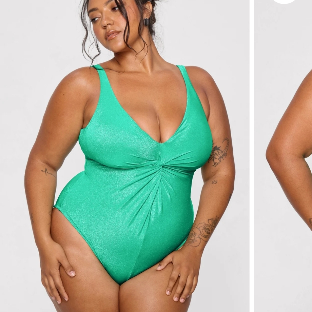 Yitty Shaping Swim Luxe Twist Plunge One Piece
